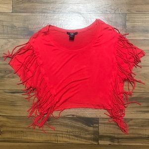 Red Crop Top